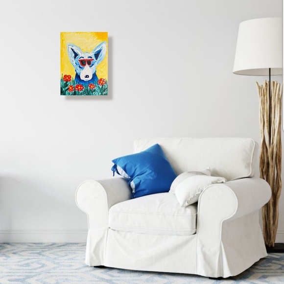 BLUE DOG "Shades of Hollywood Art based on George Rodrigue - Picture 8 of 10